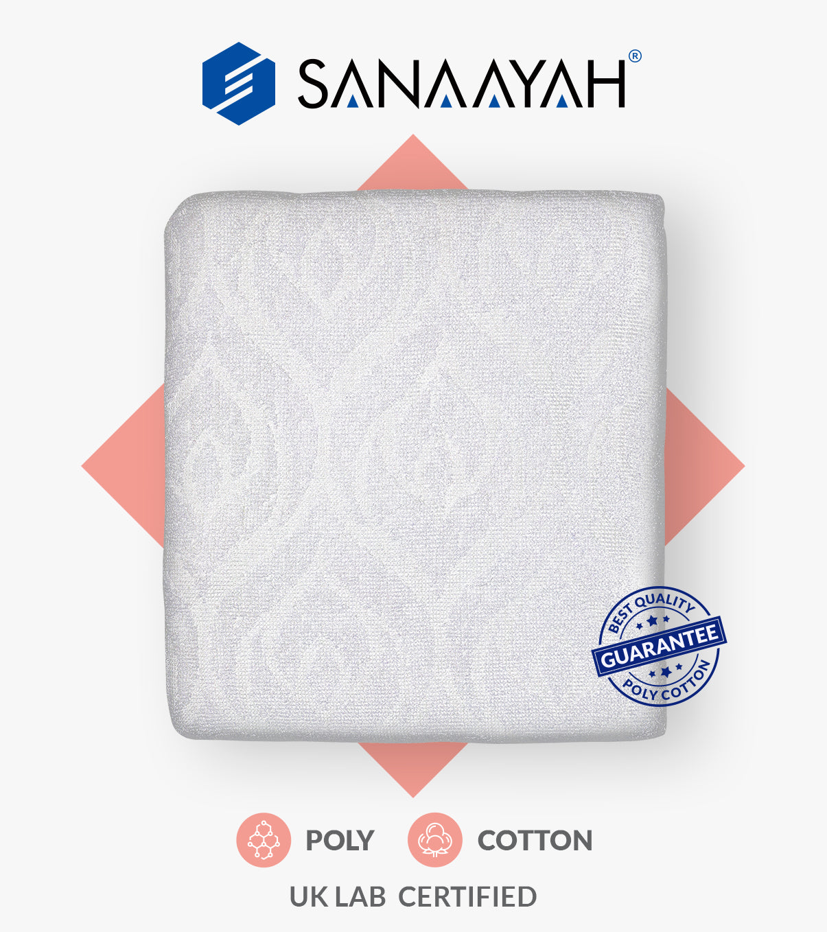 Peacock Feather Design Ihram Ehram Ahram for Men for Hajj and Umrah 110 x 220cm 1.3Kg