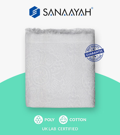 Flower Pattern Ihram Ehram Ahram with Free Belt for Hajj and Umrah - 2 Towels 110 x 220cm